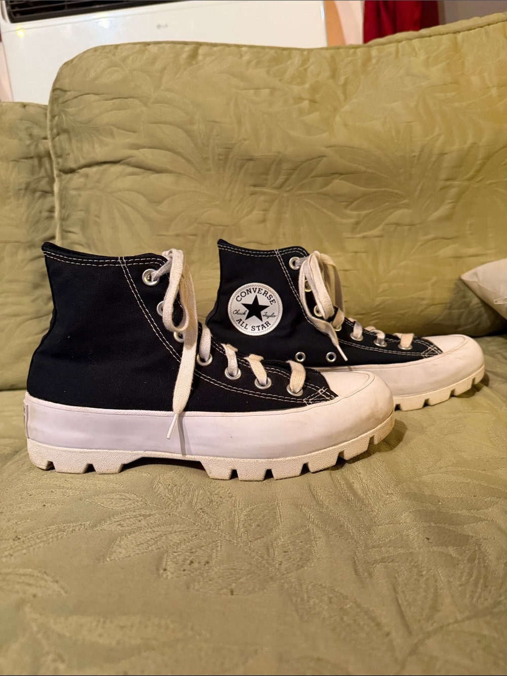 Converse Chuck Taylor All Star Black High-Top Platform Sneakers